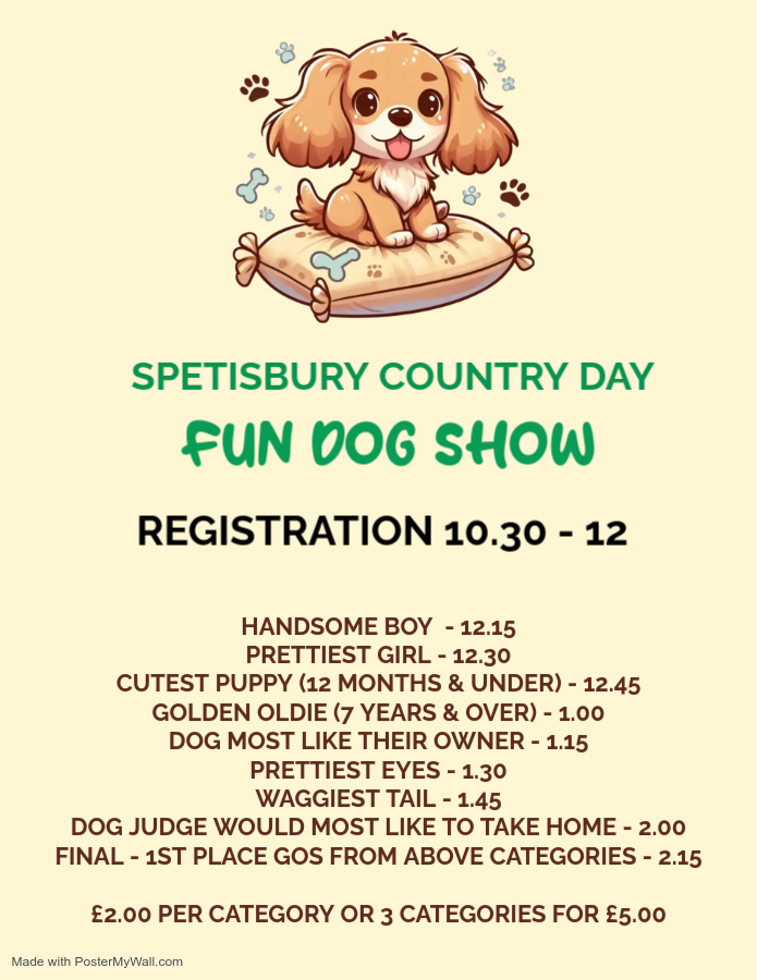 Fun Dog Show flyer